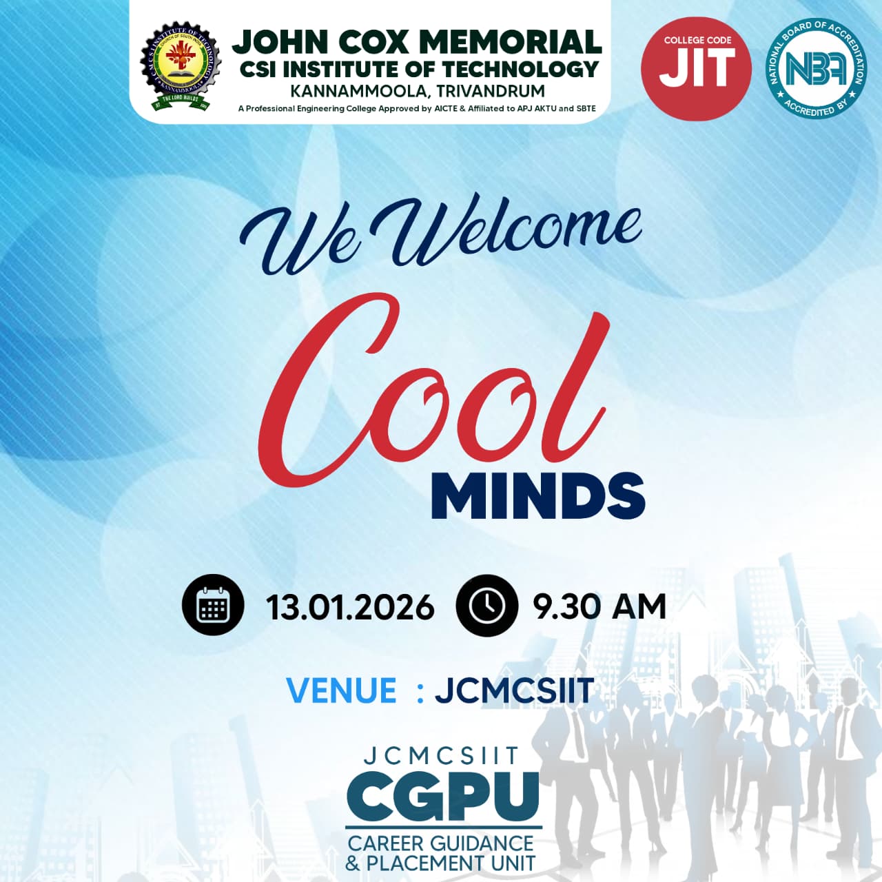 JIT Campus Pool Recruitment 2026